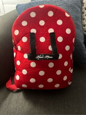 Disney Minnie Mouse Red and White Polka Dot Backpack